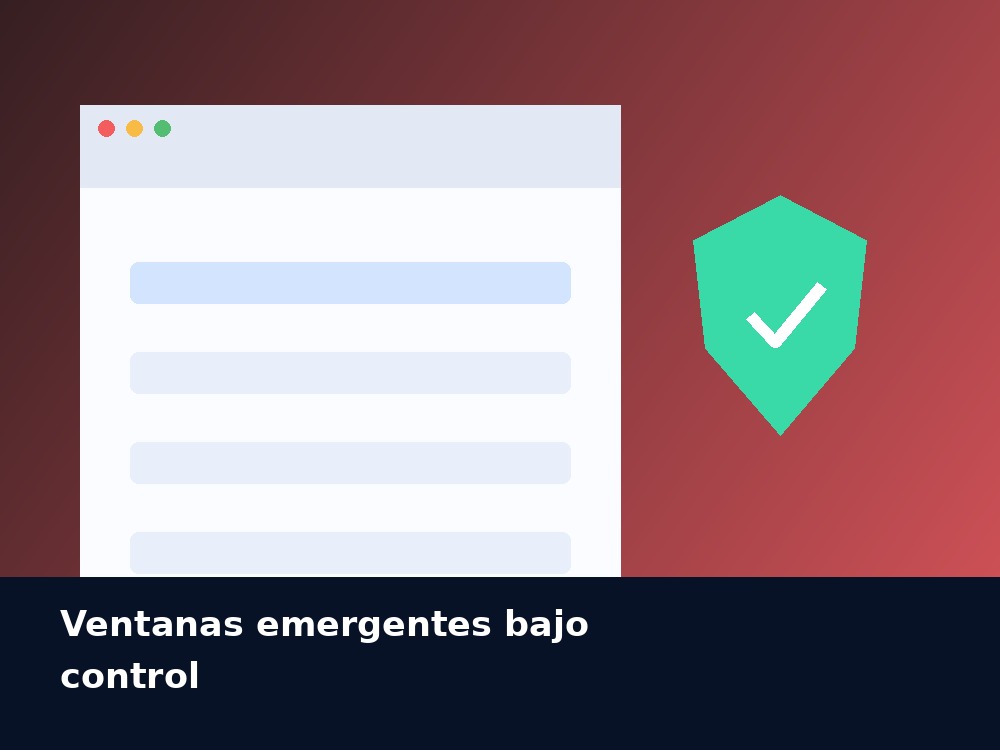 Vista de WebProtector